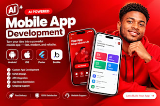 do ai mobile app development android app IOS flutter bubble mobile app developer