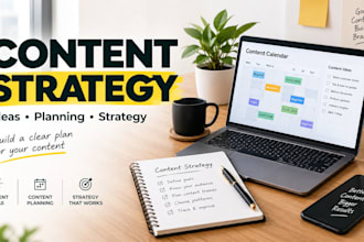 create a content strategy with ideas and a content plan