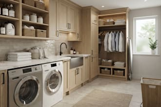 design 3d laundry, game room design, 3d rendering and interior solutions