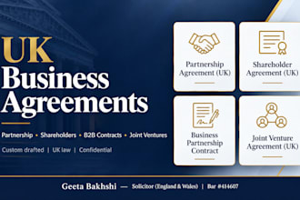 write an ironclad b2b business partnership contract in the UK