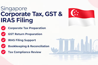 handle singapore corporate tax, gst and iras filing