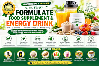 write food and nutrition articles as a professional writer