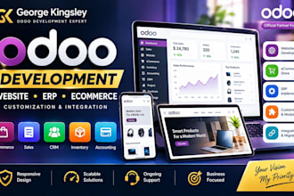 be your odoo developer for website, erp and ecommerce development