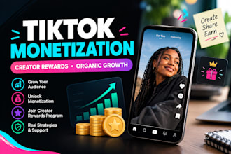 grow your tiktok for monetization and creator rewards program