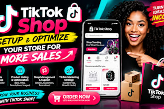 setup tiktok shop or shopify dropshipping, setup facebook and instagram shop