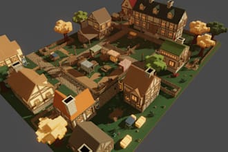 create 3d voxel maps, lobbies, and assets pack for your game