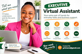 be your virtual assistant and do your everyday task