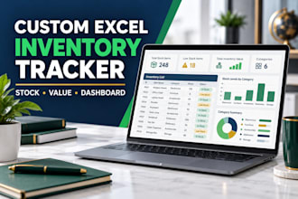 create a custom excel inventory tracker and stock management system