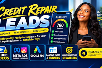 credit repair leads credit repair automation mortgage leads facebook google ads