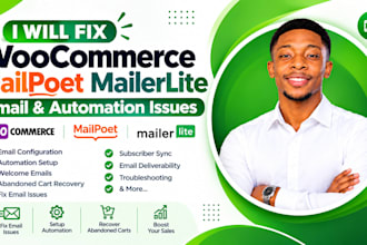 fix  woocommerce mailpoet mailerlite email and automation issues