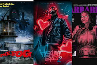 create a movie poster for your horror film pitch darkart merch deck key art