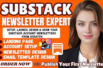 setup and design your substack newsletter from scratch, substack website design