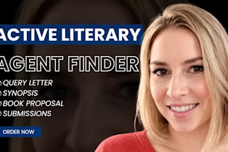 craft a professional query letter, synopsis and book proposal for active agents