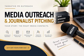 do targeted media outreach journalist pitching and PR outreach, press release