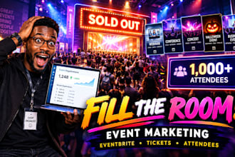 do eventbrite promotion, event marketing, ticket sales and event promotion