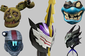 custom eva foam cosplay mask wearable eva foam helmet design pepakura template