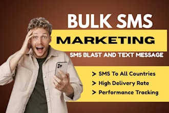 send bulk SMS marketing, bulk text message email campaign blast and bulk SMS