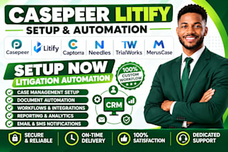 do casepeer litify captorra needles trialworks meruscase litigation automation