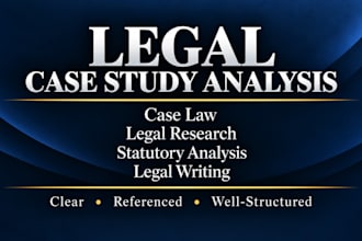 legal case study analysis with case law and legal research