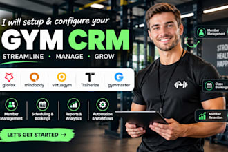setup gym crm glofox mindbody crm virtuagym trainerize crm gymmaster crm