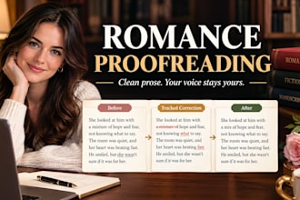 proofread romance novel ebook romance proofreading fiction book editing