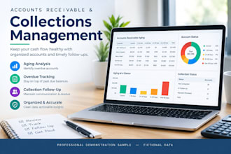 manage accounts receivable and overdue customer accounts