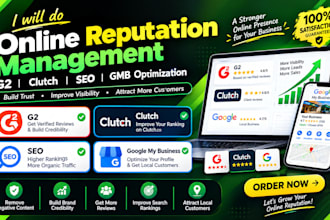 do online reputation management g2 clutch gmb goodfirm designrush sortlist