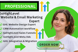 setup gohighlevel automation gohighlevel email marketing ghl website ghl expert