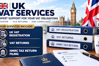 do UK vat registration, vat returns and hmrc tax return filing