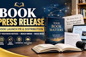 do book press release, book launch press release distribution, book launch pr