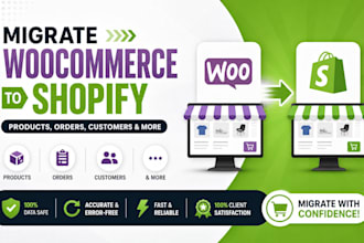 migrate woocommerce store to shopify products orders customers data