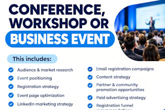 market your conference workshop and business event