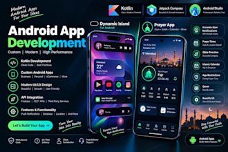 develop custom android app in kotlin and jetpack compose