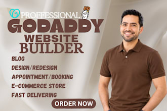 build godaddy website design redesign godaddy development godaddy ecommerce SEO