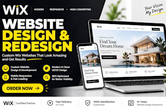 wix website redesign wix website design wix website development wix web designer