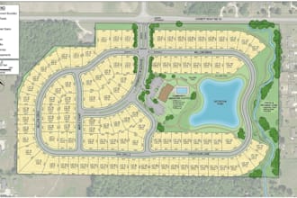 draw real estate property map, plot plan and site layout
