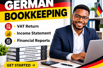 provide german bookkeeping, vat return, income statement and financial reports