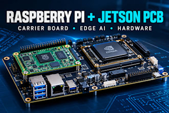 design raspberry, pi,nvidia,jestson,pcb, carrier board, edgeai, embeded hardware