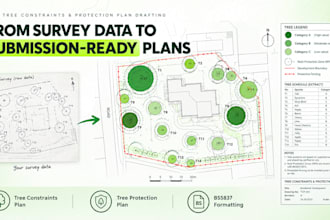 create a tree constraints plan from your survey