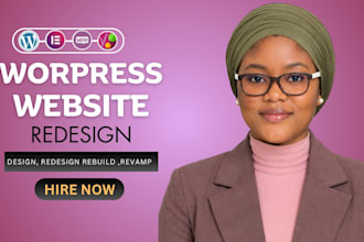 redesign your wordpress website professionally