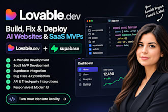 build and fix lovable ai website lovable dev ai supabase saas mvp