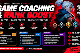 do live game coaching and play ranked duo in cod and free fire