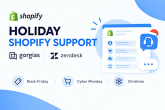 setup gorgias zendesk holiday customer support for shopify stores