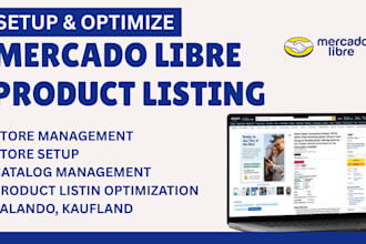 setup mercado libre marketplace store product listing optimized manager zalando