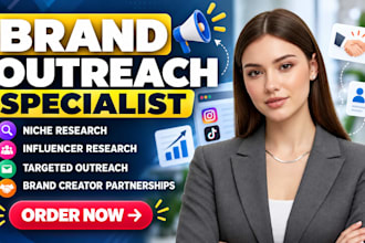 do brand outreach, influencer outreach and partnership research