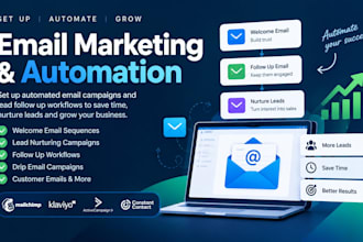 set up email marketing automation and follow up campaigns