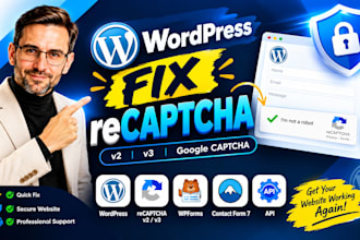 fix wordpress recaptcha, v2, v3, google captcha, wpforms, contact form 7, API