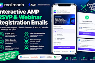 build interactive amp rsvp and webinar registration emails mailmodo