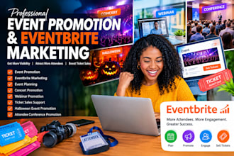 event promotion eventbrite marketing concert webinar ticket sales