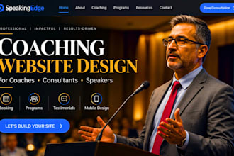 build life coaching website consulting website membership website on wordpress